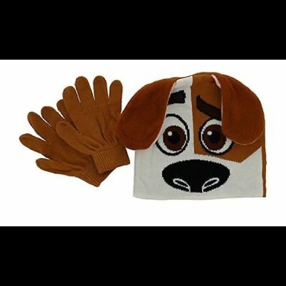 The Secret Life of Pets Max Knit Hat & Gloves Set - Picture 2 of 2